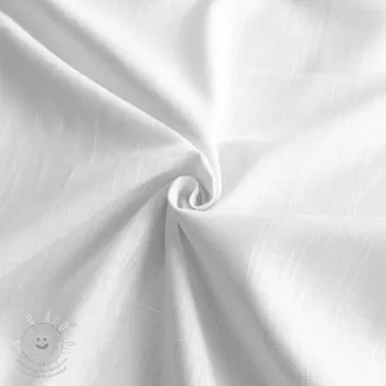 Viskóza se lnem PREMIUM white