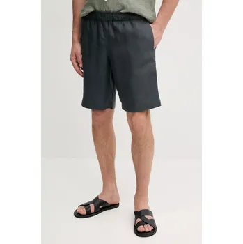 Lněné kraťasy ZADIG&VOLTAIRE WMBS01061.310 šedá 90X, vel. 42