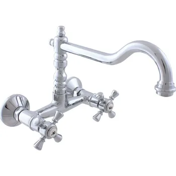 Vodovodní baterie MORAVA RETRO - Umyvadlová/dřezová baterie, Chrom MK302.0/28, RAV Slezák Barva: chrom, Rozměr: 100 mm, #: MK302.0/28