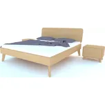 Postel CORTINA Buk 180x200cm - dřevěná postel z masivu o šíři 4 cm