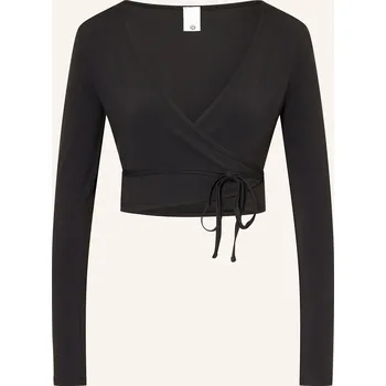 Dámský svetr Lululemon Dámské Zavinovací Tričko Nulu™ Long-Sleeve Cropped...