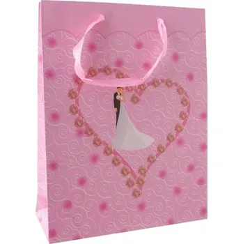 Svatební dekorace Dárková taška svatba svatební svatební hostina 35x26x9