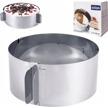 Forma na pečení NASTAVITELNÁ FORMA OBRUČ PRO FORMA NA DORT, KORPUS, BISKUPTSKÝ CHLEBÍČEK