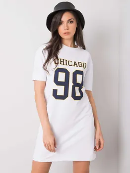 Dámská tunika Bílá dámská tunika s potiskem 98 RV-TU-6674.94-white Velikost: L