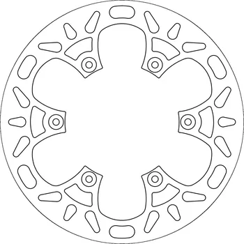 Brzdový kotouč brzdový kotouč, NEWFREN YAMAHA WR 450 F 2003-2018