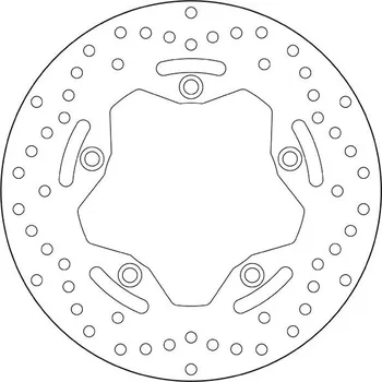 Brzdový kotouč Brzdový kotouč BREMBO 68B407K9 fix SYM Maxsym 400 i ABS 2012-2017