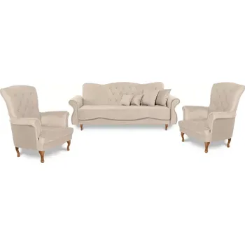 Sedací souprava Sedací souprava Panama 3+1+1, béžová (monolith 04)