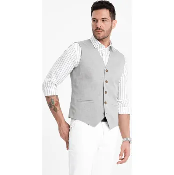 Pánská vesta Pánská vesta Ombre Ombre šedá 2633366