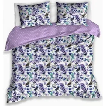 Bytový textil Oboustranné povlečení na dvoulůžko VIOLET, 220/200+2x70/80, ROT211192-14