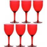 Skleničky na červené víno Rose&Tulipani Fiaba červené 400ml 6 ks