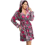 Dámský župan Peggy šedý s tlapkami L