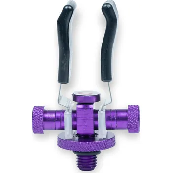 Garda klipy, hrazdy, uši - Klip na prut nastavitelný purpurový