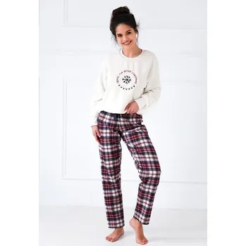Dámské pyžamo Hřejivé vánoční pyžamo Better fleece a bavlna M