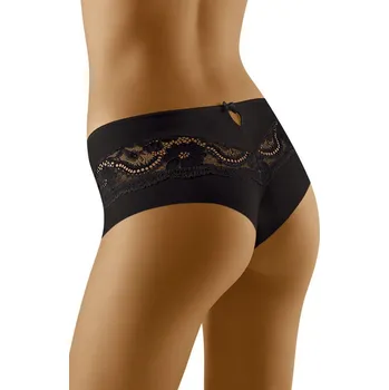 Kalhotky Kalhotky brazilského střihu s krajkou Nina černé M