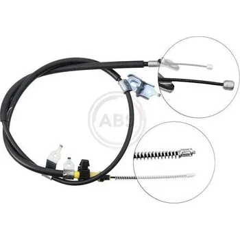 Lanko parkovací brzdy Tažné lanko, parkovací brzda A.B.S. K16528