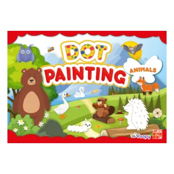 omalovánky Maluj tečkami - Zvířátka