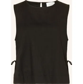 Neo Noir Dámský Top Svetlana Se Lnem, černá, 38