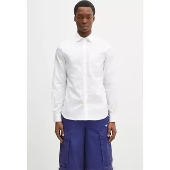 Dámská košile Bavlněná košile Kenzo bílá barva, slim, FF55CH2029JA.01, 42, 00X