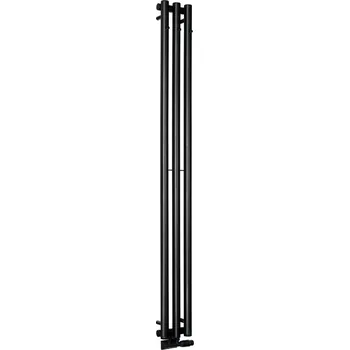 Radiátor SAPHO PILON otopné těleso 196x1800mm, se třemi háčky pro ručník, černá mat (IZ128T)
