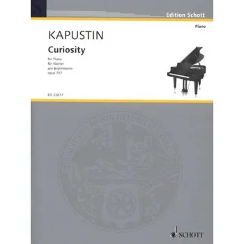Nikolaj Kapustin: Curiosity op. 157 (noty na klavír)