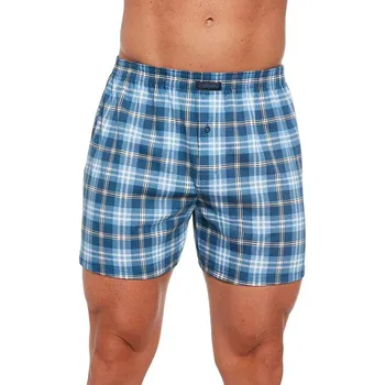 Trenýrky Pánské trenýrky Comfort 2253 modré káro XXL