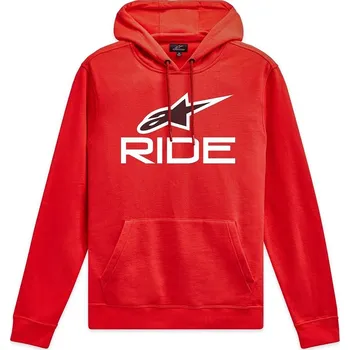 Pánská mikina Mikina - ALPINESTARS Ride 4.0 Hoodie 2024 - Red / White / Black M