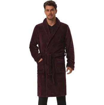 Pánský župan Hebký pánský župan Hustle vínový M