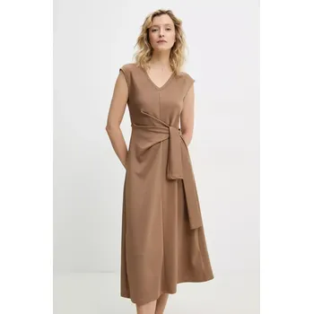 Dámské šaty Šaty Answear.LAB 5220.hos hnědá 82X, vel. S