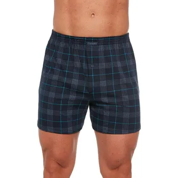 Trenýrky Pánské trenýrky Comfort 2264 modré káro S