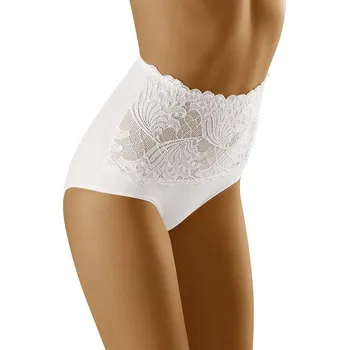 Kalhotky Dámské kalhotky s vyšším pasem Kaja bílé M