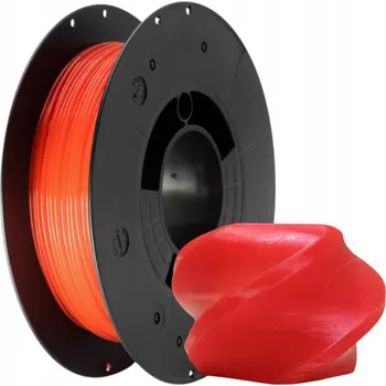 3D tisk FILAMENT TPU ČERVENÝ TRANSPARENTNÍ 2,85mm 0,2kg F3D