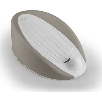 Dětské protizkluzové lehátko do vany, šedá, 20x55,5x35 cm