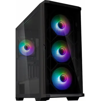 PC skříň Zalman skříň Z10 Duo / ATX / 4x120 mm ARGB fan / 2xUSB 3.0 / USB-C / tvrzené sklo