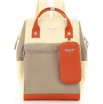 Himawari Béžově-žlutě-oranžový dámský batoh s praktickým pouzdrem 1027 Velikost: ONE SIZE