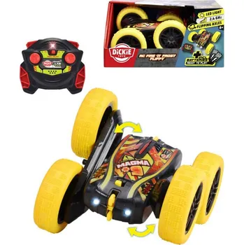 autodráha Dickie RC Auto Firen Frost Flippy trikové na vysílačku 2,4GHz na baterie Světlo