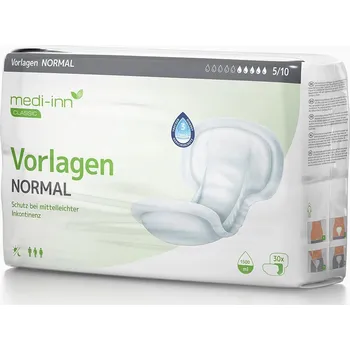 Inkontinenční vložka MEDI-INN Vložné inkontinenční pleny 30 ks Objem: NORMAL 1500 ml