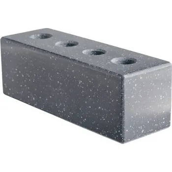 Držák na kartáček Stojánek na mezizubní kartáčky – černý s tečkami