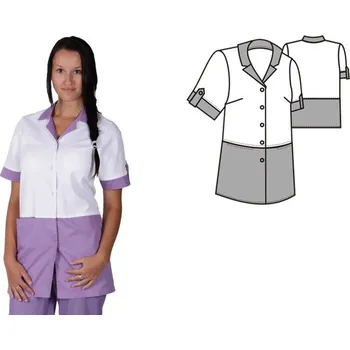 Zdravotnický oděv (2233) DAGMAR halena dámská - bílá - 34/168EU34