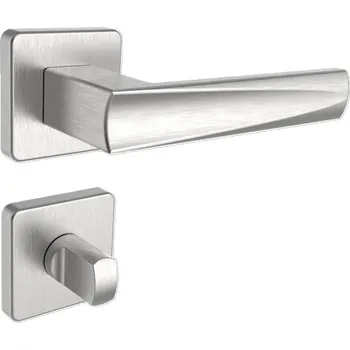 Dveřní kování Rostex dveřní kování EMONT/H WC nerez mat