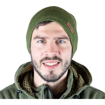 Rybářské oblečení Mikbaits oblečení - Kulich zelený Merino Beanie