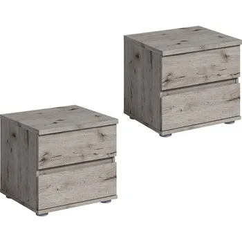 Noční stolek Noční stolek, 2ks, dub Welington, TOGOS