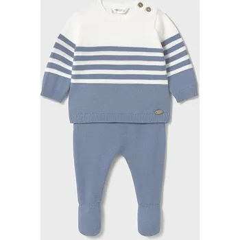 Kojenecká souprava Mayoral chlapecká pletená souprava 1556 - 18 Velikost: 55 100% bavlna