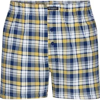 Trenýrky Pánské trenýrky 1449 modro-žluté XXL