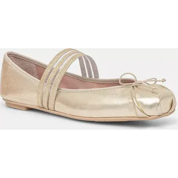 Dámské baleríny Kožené baleríny Pretty Ballerinas Kristen zlatá barva, 52198_B 52198.B.5010 10Y, EUR 37