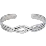 Goldstore Propletený stříbrný pevný náramek Váha: 20.00 g