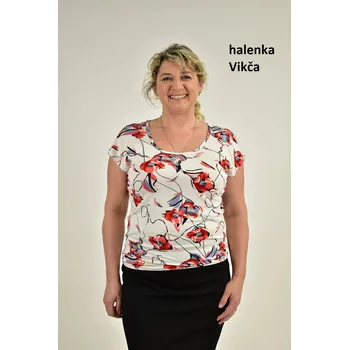 Dámská halenka Halenka spadený rukáv Vikča 126, Kepa Style Čes. rep. velikost: 38