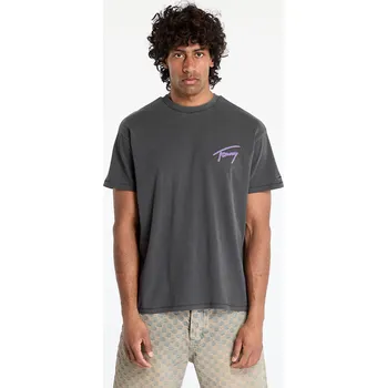 Pánské tričko Tričko Tommy Jeans Relaxed Faded Graphic Tee Black L
