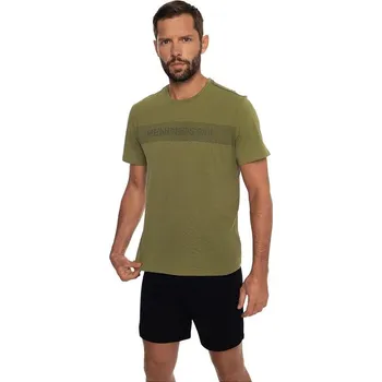 Pánské pyžamo Pánské pyžamo Crop zelené L - Dárková krabička