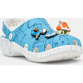 Dámské pantofle Pantofle Crocs Classic Smurfs Clog modrá barva, 210820-90H 210820.90H 55X, EUR 37/38