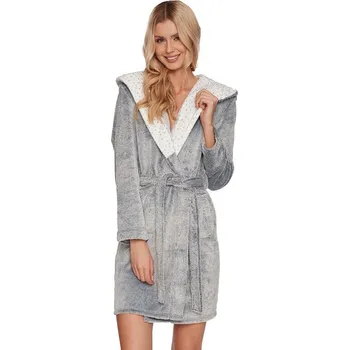 Dámský župan Dámský župan s ušima Candytuft šedý L/XL